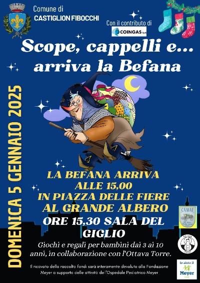 Scope, cappelli e.... Arriva la Befana