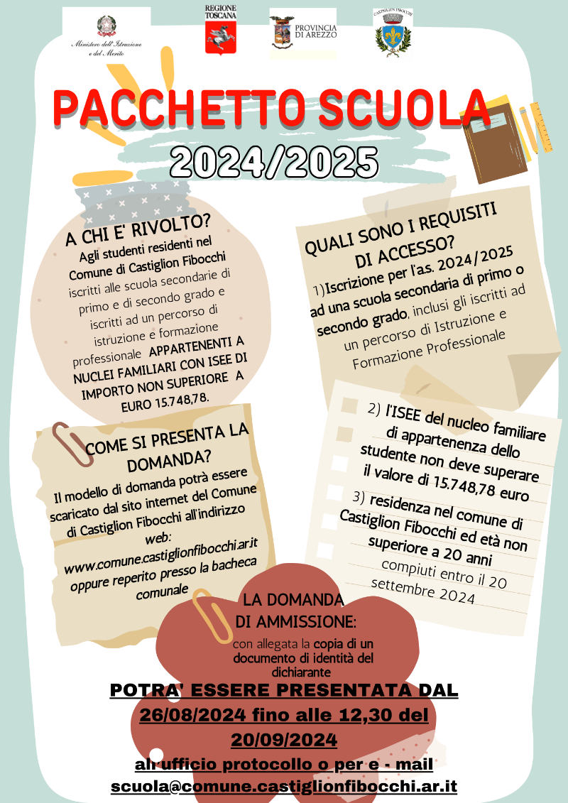 PACCHETTO SCUOLA 20242025