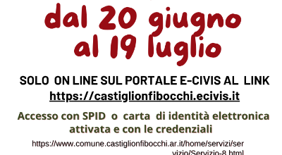Apertura iscrizioni trasporto scolastico 2025-2026 Apertura iscrizioni trasporto scolastico 2025-2026